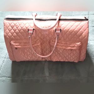 Pink Carry On Large Garment Duffel Bag